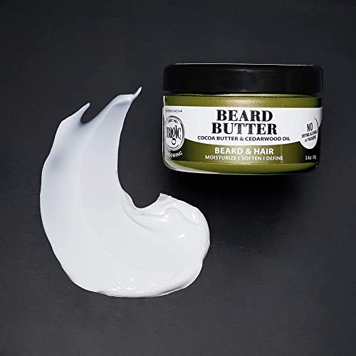 SoftSheen-Carson Magic Men's Grooming Conditioning Beard Butter With Cocoa Butter and Cedarwood Oil, Moisturizes, Softens and Define With No Drying Alcohol, 3.5 ounces (Pack of 2)