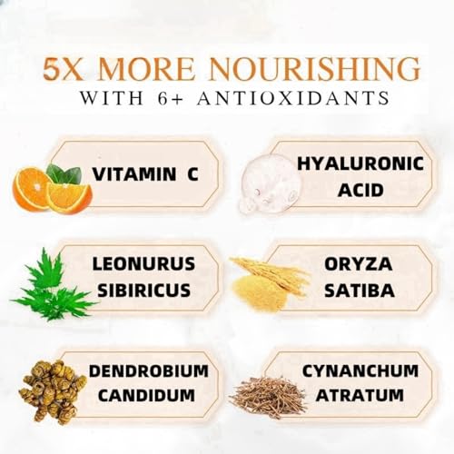 New JoyPretty Vitamin C Brightening Eye Serum,Eye cream,Anti Aging Serum with Vitamin C, Niacinamide and Hyaluronic Acid,Remove for Dark Circles Puffiness Under Eye Bags Fine Line Crow's Feet (2)