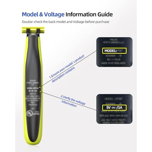 Nicpower 5V 5FT USB Charger Cord for Philips Norelco 2000 2400 2600 3600 3900 5400 5000X 7200 i9000 Wet & Dry Electric Shaver Series 3000 5000 7000, for Phillips One Blade QP2724 QP2834 Trimmer Razor