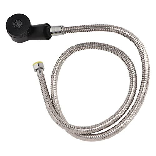 "Salon Shampoo Bowl Sprayer Set with Anti-Leakage Ceramic Valve Head & 120cm Hose | Durable Electroplated Surface for Professional Hair Salons & Barbershops"