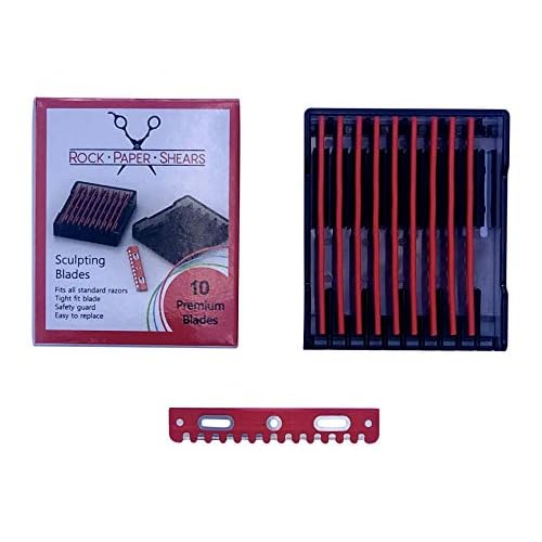 Sculpting Razor Replacement Blades for Styling Hair 10 Count