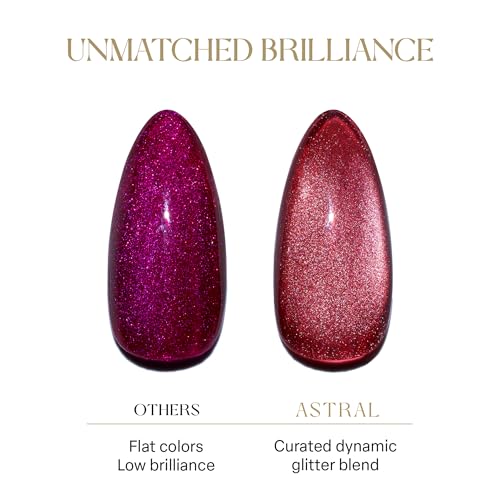 APR?S Astral Gel Color Set, 3 Colors, HEMA-Free & TPO-Free Salon Quality Nail Gel Polish Trio Bundle (Astral Velvet Cat Eye, Set 5)