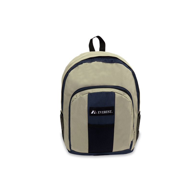 Unisex School Backpack with Front & Side Pockets, 17x5x11 Inches