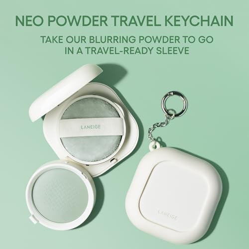 LANEIGE Neo Blurring Powder: Korean Oil-Control Compact with Pore Blurring, Smoothing Finish & Travel-Friendly, No-Spill Packaging