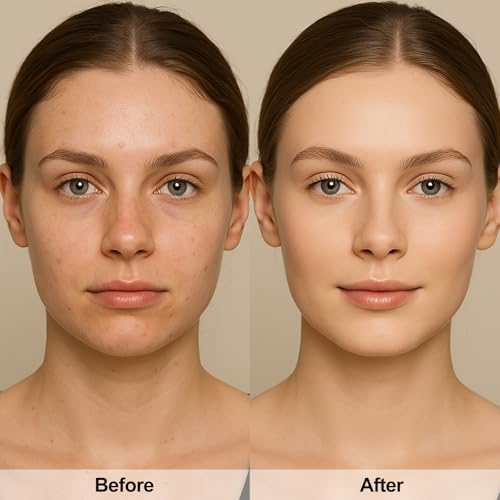 Erinde Airbrush Foundation Spray, Silk Airbrush Spray Foundation and Kabuki Brush, Flawless Coverage for Smooth Creamy Nude Finish, Blendable Long-Lasting Makeup Primer, 02# Beige