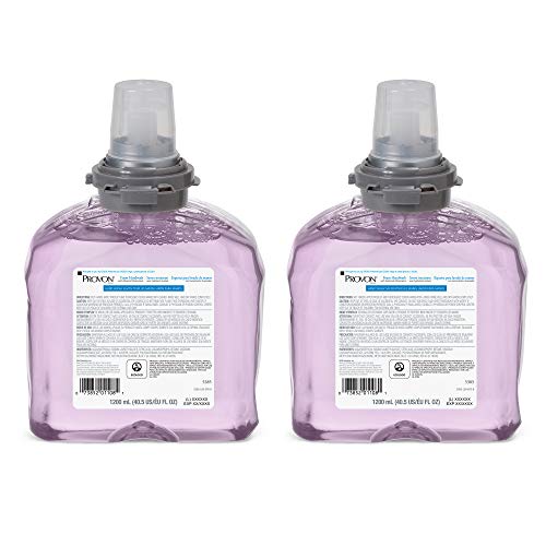 GOJO PROVON Foaming Handwash with Advanced Moisturizers, Cranberry Fragrance, 1200 mL Foam Hand Soap Refill for PROVON TFX Touch-Free Dispenser (Pack of 2) - 5385-02