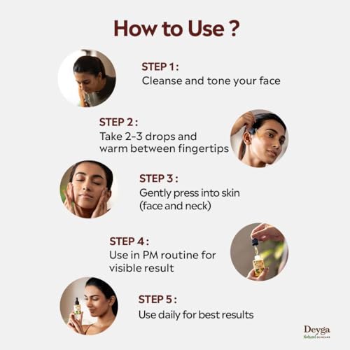 Deyga Beautifying Face Serum 30ml ? Natural Brightening & Anti-Acne Serum for Dark Spots, Pigmentation & Uneven Skin Tone