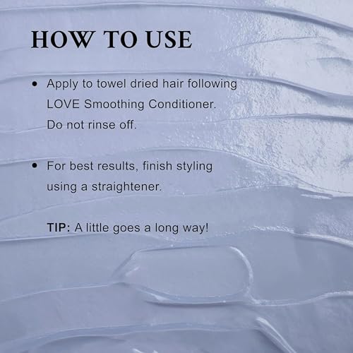 Davines LOVE Hair Smoother Cream, Taming Leave-On Anti-Frizz Formula for Wavy, Unruly, Coarse Hair - Moisturizes & Smooths Without Leaving Residues or Weighing Down with Olive Extract, 5.07 Fl Oz