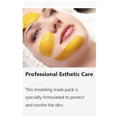 jNE Anskin Original Modeling Mask Powder Pack | Korean Skincare Face Pack for Calming Irritated Skin, Deep Hydration & Pore-Cleansing Care (35.27oz / 1kg, Cool Ice)