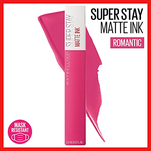 MAYBELLINE Super Stay Matte Ink Liquid Lipstick Romantic Vivid Pink and Composer Cherry Brown