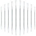 Shappy 10 Pcs Stainless Steel Makeup Spatula Set ? Double Ended Cosmetic Mixing Tool for Cream, Foundation, Lip Gloss, Nail Art & DIY Beauty, Lab & Food Use(mini Square & Round Head)