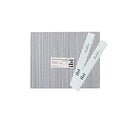 IBI 80 Premium Jumbo Zebra Cushion File | Grit 80/80 | Washable & Disinfectable Nail File for Professionals (50)