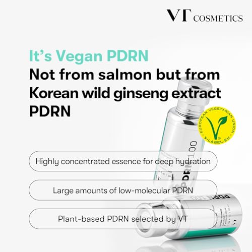 VT COSMETICS Reedle Shot 100 & PDRN Essence Set, Microneedling Serum and Glow Serum Duo for Glass Skin, Korean Skincare