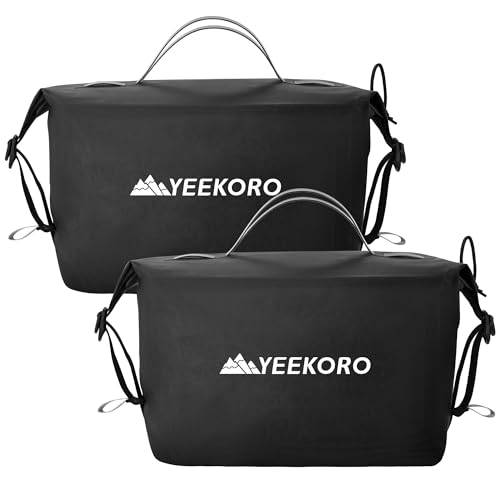 Waterproof Toiletry Bag for Travel, Zipper Styles, 40D Nylon Toiletry Organizer Bags with Shoulder Straps for Men Women, Travel Accessories£¨2 PACK,Black