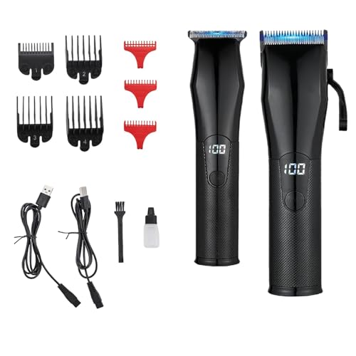 AIJALY Hair Clippers for Men, Cordless Clippers for Hair Cutting, Mens Hair Clippers and Trimmer Kit£¬Black