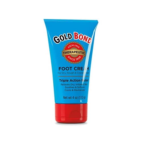 Gold Bond Therapeutic Foot Cream, 4 oz., With Jojoba & Peppermint Oil, Foot Moisturizer