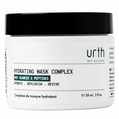 Urth Skin Solutions Hydrating Mask for Men, 2 oz - Anti Aging Hydrating Gel with Peptides, Argireline, Botanical Extracts, Vitamins, Restore hydration, Reduces Wrinkles & Smooths Skin