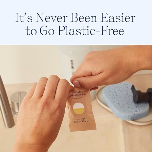 BLUELAND Clean Home Kit Refills (4P) | Foaming Hand Soap Tablet Refills | Multi-surface All Purpose Cleaner Refill Tablet | Bathroom Cleaner Refill Tablet | Eco Friendly Products & Cleaning Supplies