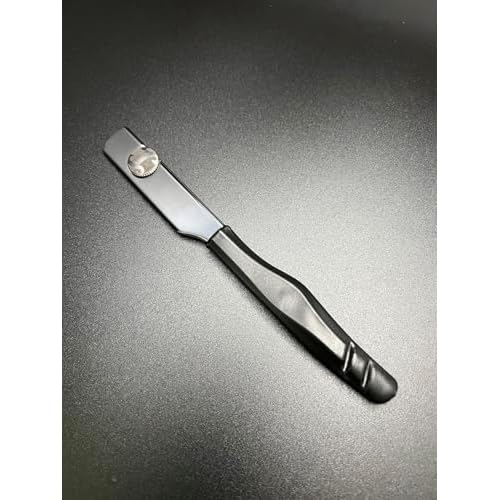 Straight Handle Razor - Black