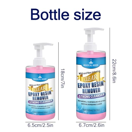 Hands Resin Remover Gel - All Natural Epoxy Resin Cleaner - Magical Cleanser for Artists - Epoxy Remover - Glue, Silicone, Paint & Glitter Soap- For Soft and Moisturized Skin