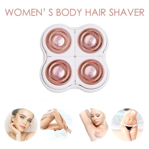 Legs Shaver Replacement Heads for Finishing Touch Flawless Women's Electric Leg Hair Remover Razor Blades Rose Gold