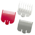 Professional Hair Clipper Guards Cutting Guides Compatible with Wahl Hair Clippers Trimmers - 3 Cutting Lengths 1 1/2¡± & 1/2¡± & 1¡±(1.5 & 3 & 4.5 mm) Fits Most Size Wahl Guide Combs - 3 Color Coded