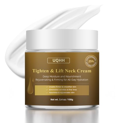 Neck Firming Cream 3.4oz ? Tightening & Lifting Neck Cream for Sagging, Crepey Skin ? Double Chin Reducer & Wrinkle Cream for Women ? Beauty & Personal Care, Korean Neck Tightening, Skin-Tight Look
