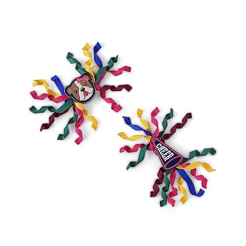 Gymboree Girls' and Toddler 3-Pack Snap Clips & Tie Hair Accessories