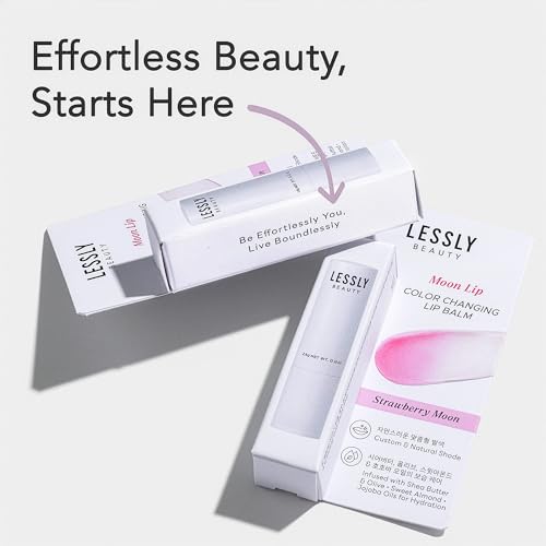 Moon Lip ? Color Changing Lip Balm for Men & Women ? Hydrating pH Lip Balm with Soft Pink Tint, Moisturizing & Nourishing Formula, Korean Skincare Technology