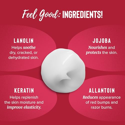 Coochy Shave Cream - Moisturizing Shave Lotion - Gentle Intimate Shaving Cream - For Bikini Area, Underarms, Legs & More - Rash-Free, Hydrating Formula - Berry Bliss - 3.4 oz