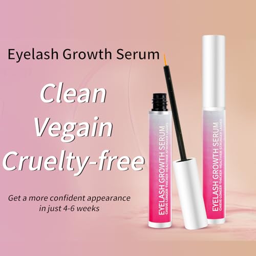 Eyelash Growth Serum Volumizing Lash Serum For Eyelash Growth Longer & Thicker Lash Enhancing With Natural Formula Vegan & Cruelty-Free (8 mL)