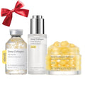 SUNGBOON EDITOR Intensive Collagen Care Trio | for Fine Lines, skin elasticity care, Dry Skin | Silk Peptide Intensive firm-looking-looking/Plump-looking Ampoule&Retinol Capsule Cream&Deep Collagen
