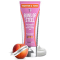 SteelFit Maximum Toning Cellulite Cream, Buns of Steel - Skin Firming & Tightening Body Lotion with Caffeine for Stretch Marks - Anti-Cellulite Remover Treatment for Booty, Thighs, Legs & Glutes
