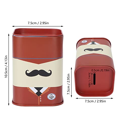 Blade Bank for Safety Blade Storagement, Used Double Safety Blade Disposal Case Blade Disposal Case Storage Bank for Used Safety Blades(Red Beard)
