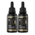 The Beard Struggle Tonic + Elixir Beard Oil Bundle - Gold Collection - Grooming Beard Oil - Softens, Moisturizers, and Strengthens Beard Growth - Pack of 2, Valhalla's Gates