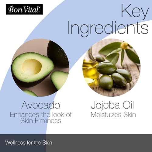 Bon Vital' Multi-Purpose Massage Creme, Professional Massage Cream with Aloe Vera to Relax Sore Muscles, Increase Circulation & Repair Dry Skin, Full Body Massage Cream, 8 Ounces (Packaging May Vary)