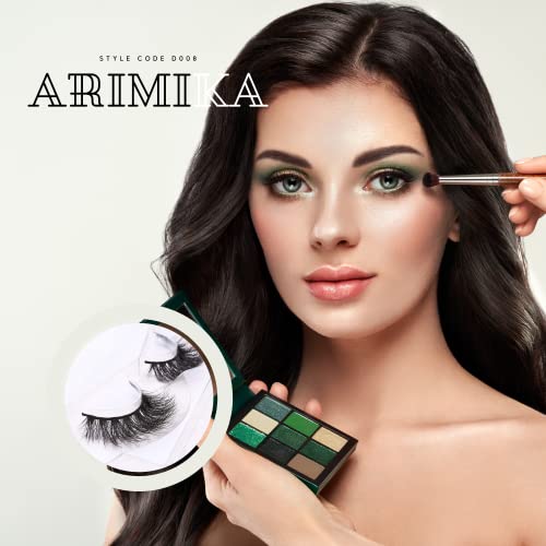 3 Packs Fluffy Long Thick Dramatic Look Handmade Reusable 3D Mink False Eyelashes D008