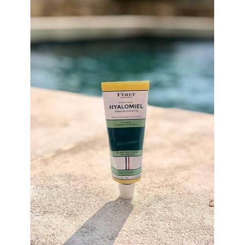 F?ret Parfumeur Le Hyalomiel Gel Moisturizer ? Violette ? Hydrating Skincare with Organic Honey ? Soothing Gel for Dry, Cracked Hands, Feet & Skin ? Made in France ? 50ml / 1.7oz