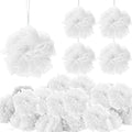 Chengu 80 Pcs Loofah Bulk Sponge Bath Sponges for Shower Bath, Travel, Baby, Women, Men, 20g (White)