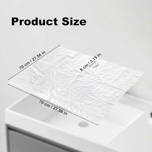 Beard Hair Catcher for Sink Beard Bib Disposable Beard Catcher for Shaving Sink Cover for Shaving & Trimming Clear Stop Worrying About Cleaning (Clear 50 PCS)