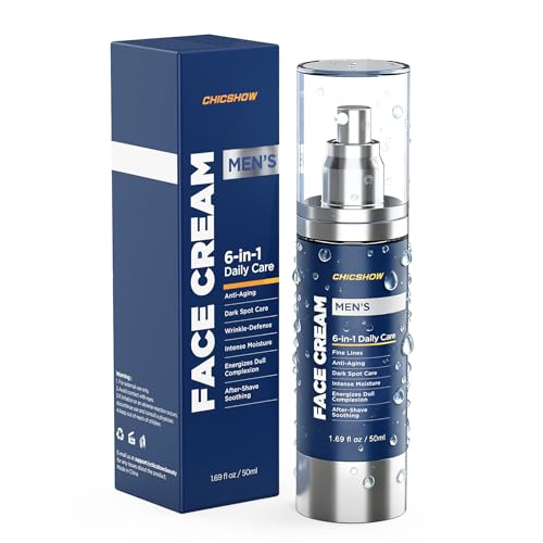 Men¡¯s 6 - in - 1 Face Cream | Anti - Aging & Moisturizing- 1.69 fl oz (white)