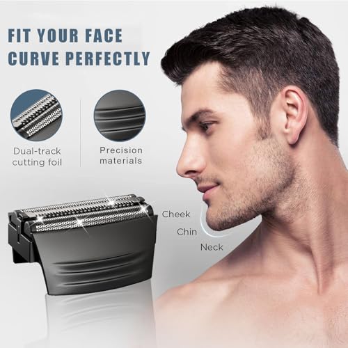 Shaver Replacment Heads,Shaver Replacment Foil Compatible with Remington Titanium-X Flex & Pivot Foil and Cutter F5800 & F7800 (3 Packs)