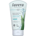 lavera basis sensitiv wash gel aloe vera & jojoba - Revitalizes & refreshes - Vegan plant active ingredients - natural cosmetics - Natural & innovative facial cleansing - 4.2 Fl Oz