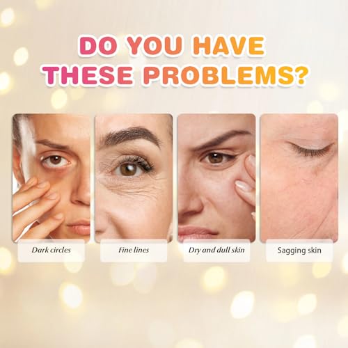 Gold Under Eye Masks ? 24 Pairs Collagen & Hydrating Gel Eye Patches for Dark Circles, Puffy Eyes, Fine Lines & Anti-Aging Skincare ? Vegan, Cruelty-Free Self Care Essentials