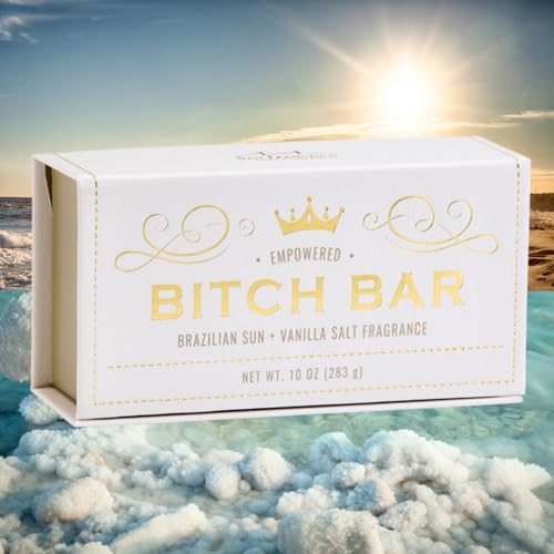 San Francisco Soap Company Btch Bars | for Her | No Harmful Chemicals - Good for all Skin Types - Made in the USA | 10Oz | Brazilian Sun & Vanilla Salt