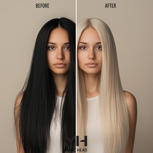 Blue Premium Dust-Free Bleach Powder for Hair ? Anti-Yellow Formula, Up to 7 Levels of Lift, Professional Hair Lightener & Bleach Powder ? 17.64 oz / 500g