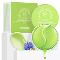 Under Eye Patches Masks - for Fine Lines with Collagen and Hyaluronic Acid, Dark Circles,and Fade Wrinkles, puffiness Smoothing Skin Care Treatment for Women and Men, (60 Pcs) Green
