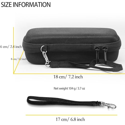 LinMei Mens Trimmer Case Hard EVA Travel Organizer Carrying Case for QP2520 QP2530 QP2620 QP2630 QP2724 QP2834 Electric Trimmer and Shaver Black