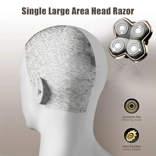 Shaver Replacement Heads Compatible with Skull Head Shaver, Replacement Blade for Pitbull, Butter flykiss pro & Palm for Bald Men 1 Pack