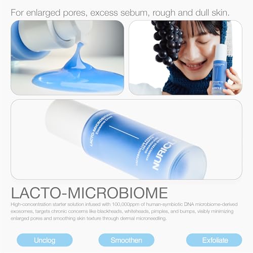 LACTO-MICROBIOME 10% Exosome Dose 30ml (1.014fl.oz) Exosome Korean Serum for Pores, Blackheads & Skin Texture ? Korean Skin Care